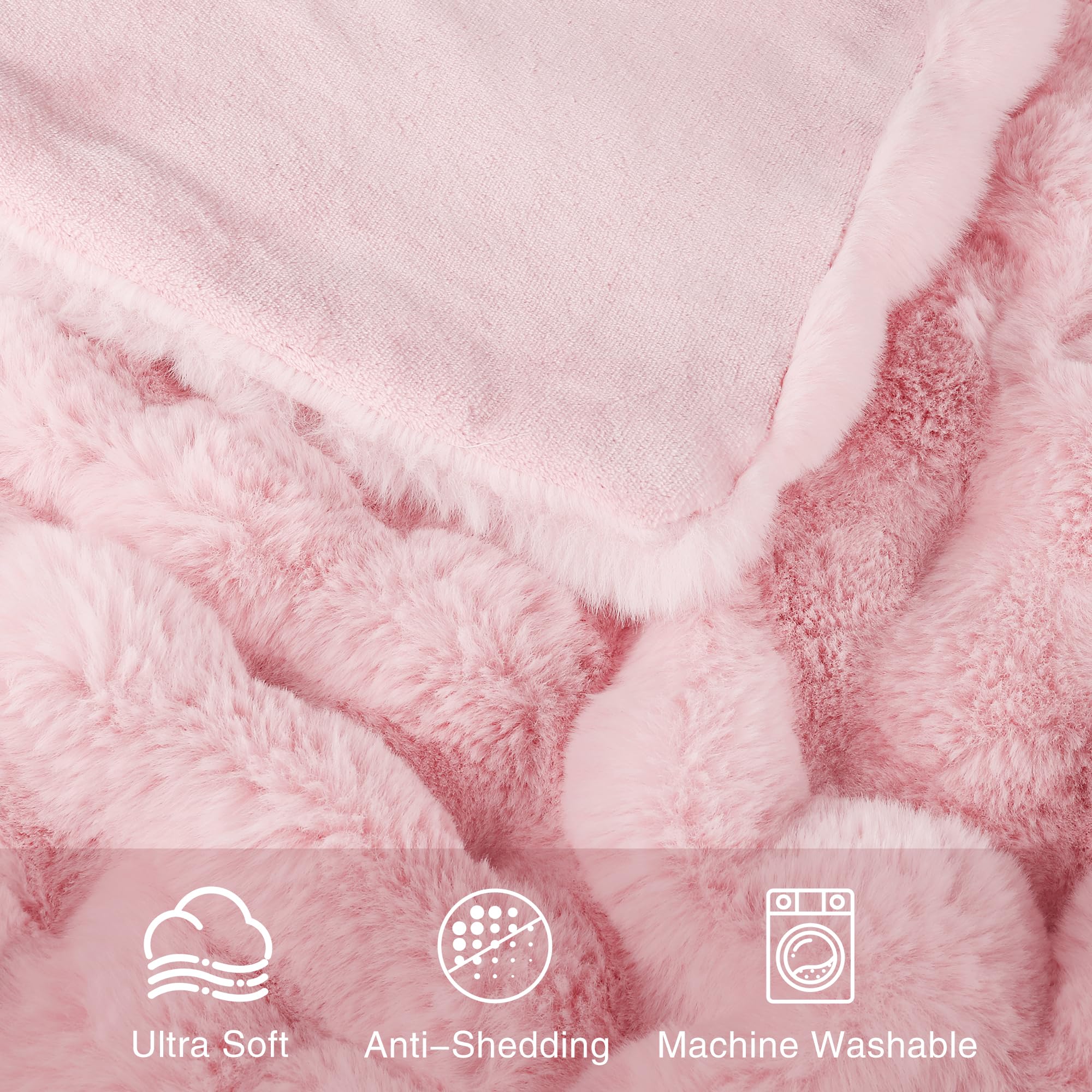 Comelady bubble texture close-up highlighting soft raised plush for comfort