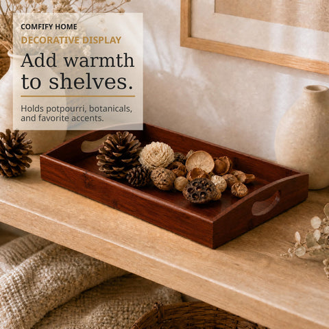 Comfify trays presenting charcuterie board highlighting elegant serving capability