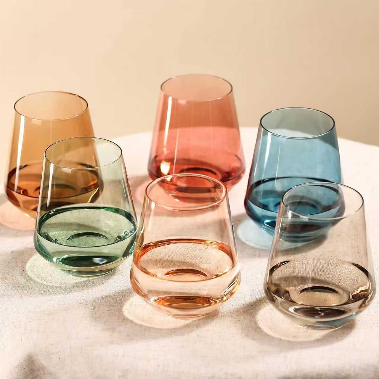 comfit front packaging set showing six colored glasses and gift box benefit stylish gift presentation