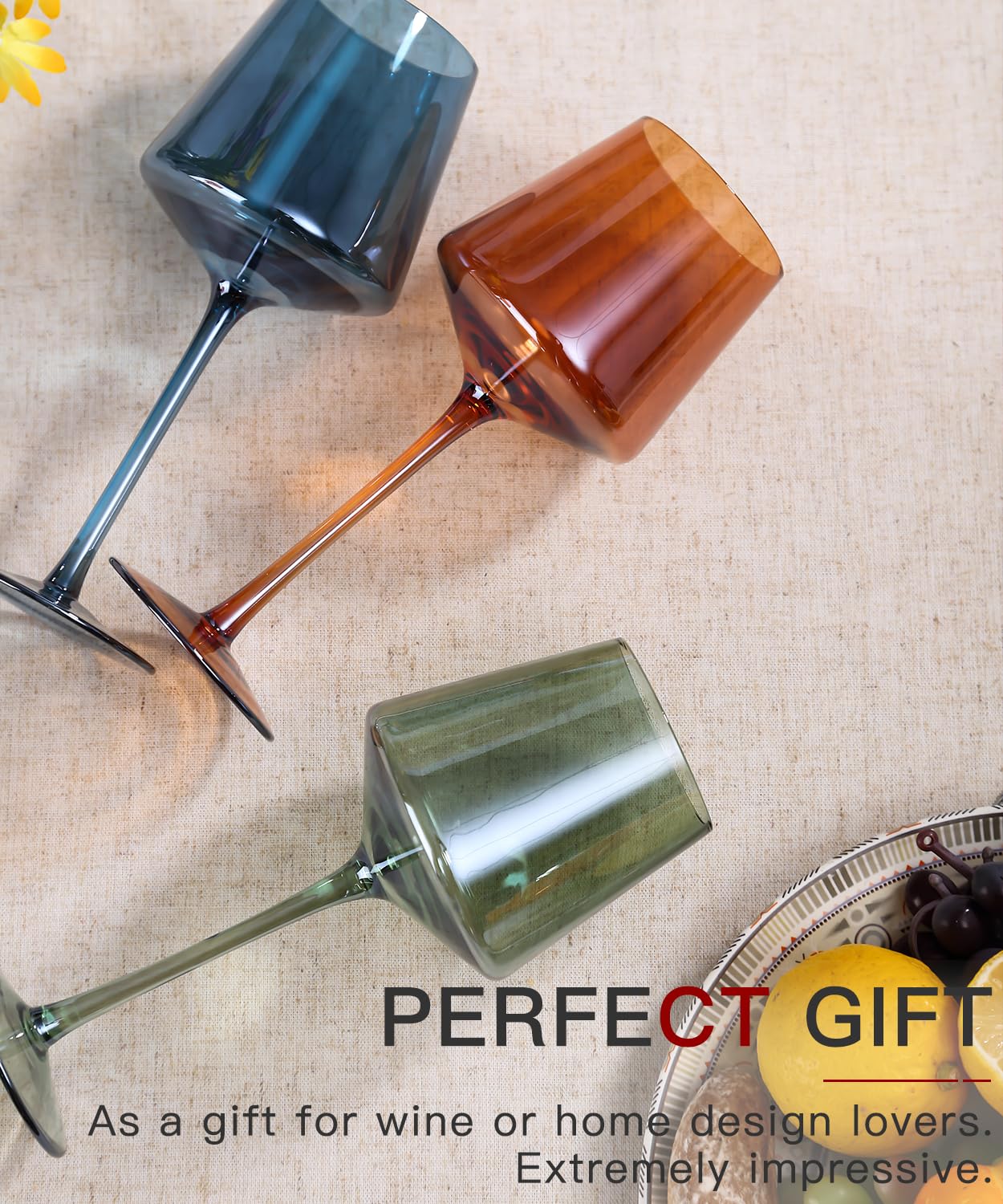 comfit gift-wrapped box with glasses showing presentation benefit for gifting