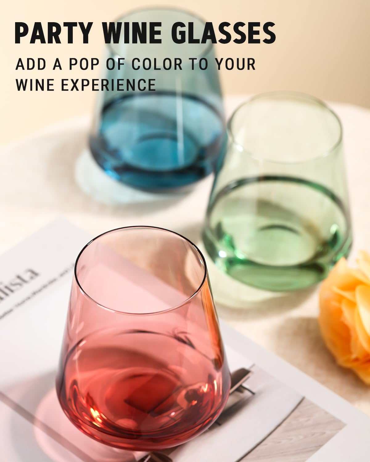 comfit hand-blown rim profile showing seamless finish and artisan quality for elegant sipping