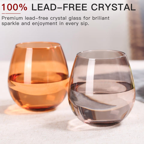 comfit lifestyle table setting with colored glasses adding vibrant decor and ambiance