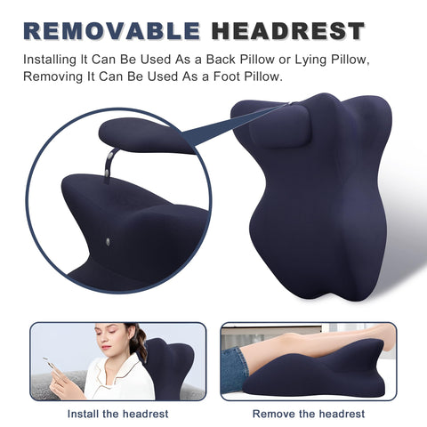 Comforshare Home removable knit cover zipper detail for easy washing and skin-friendly care