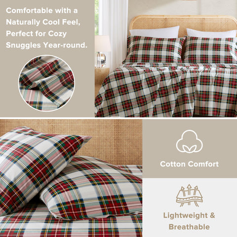 Comfort Spaces bedroom lifestyle scene showing sheets improving room look