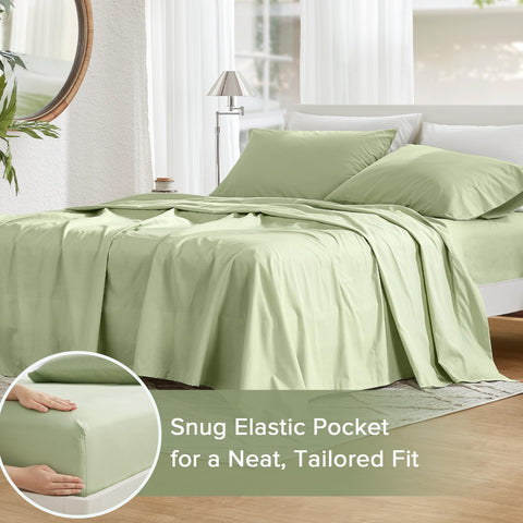 Comfort Spaces cotton percale weave texture close-up showing breathable surface