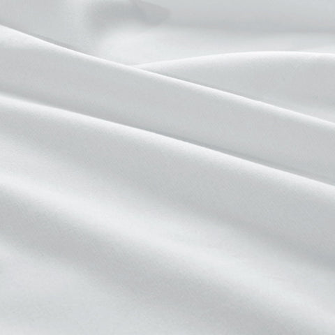 Comfort Spaces neatly folded sheet set in storage showing space-saving organization benefit