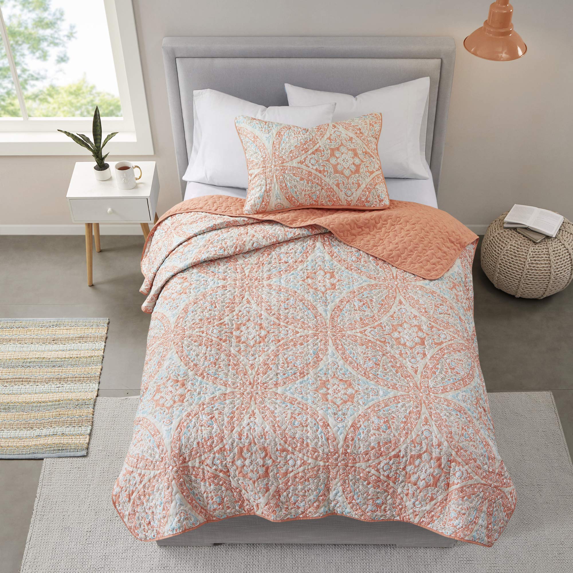 Comfort Spaces medallion pattern detail highlighting texture and modern boho appeal