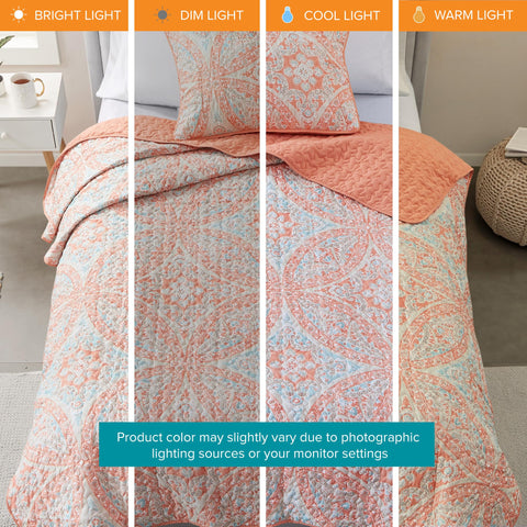 Comfort Spaces sham close-up showing ultra-soft fabric and coordinated finishing