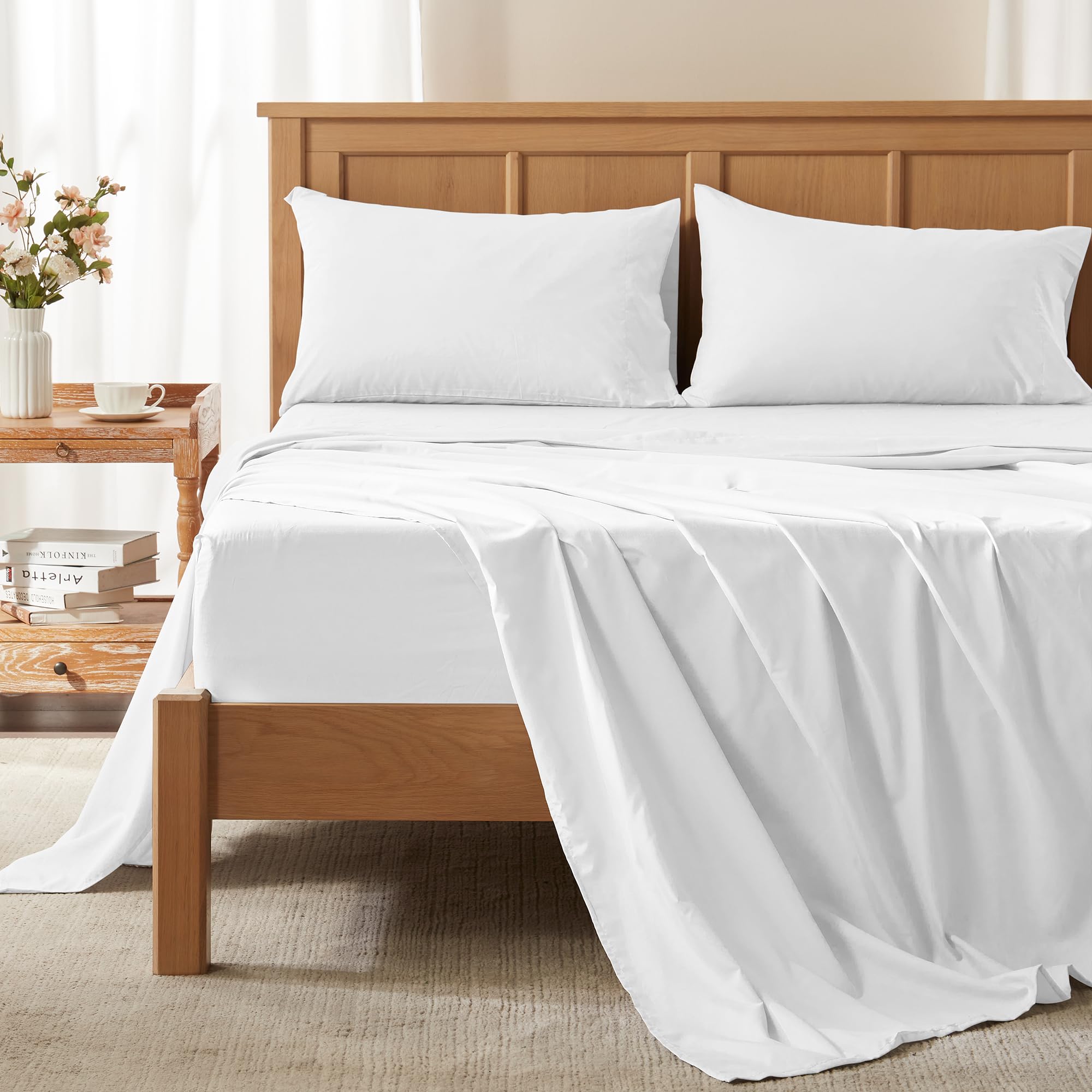 Comfort Spaces front packaging for king sheet set showing product details and benefits