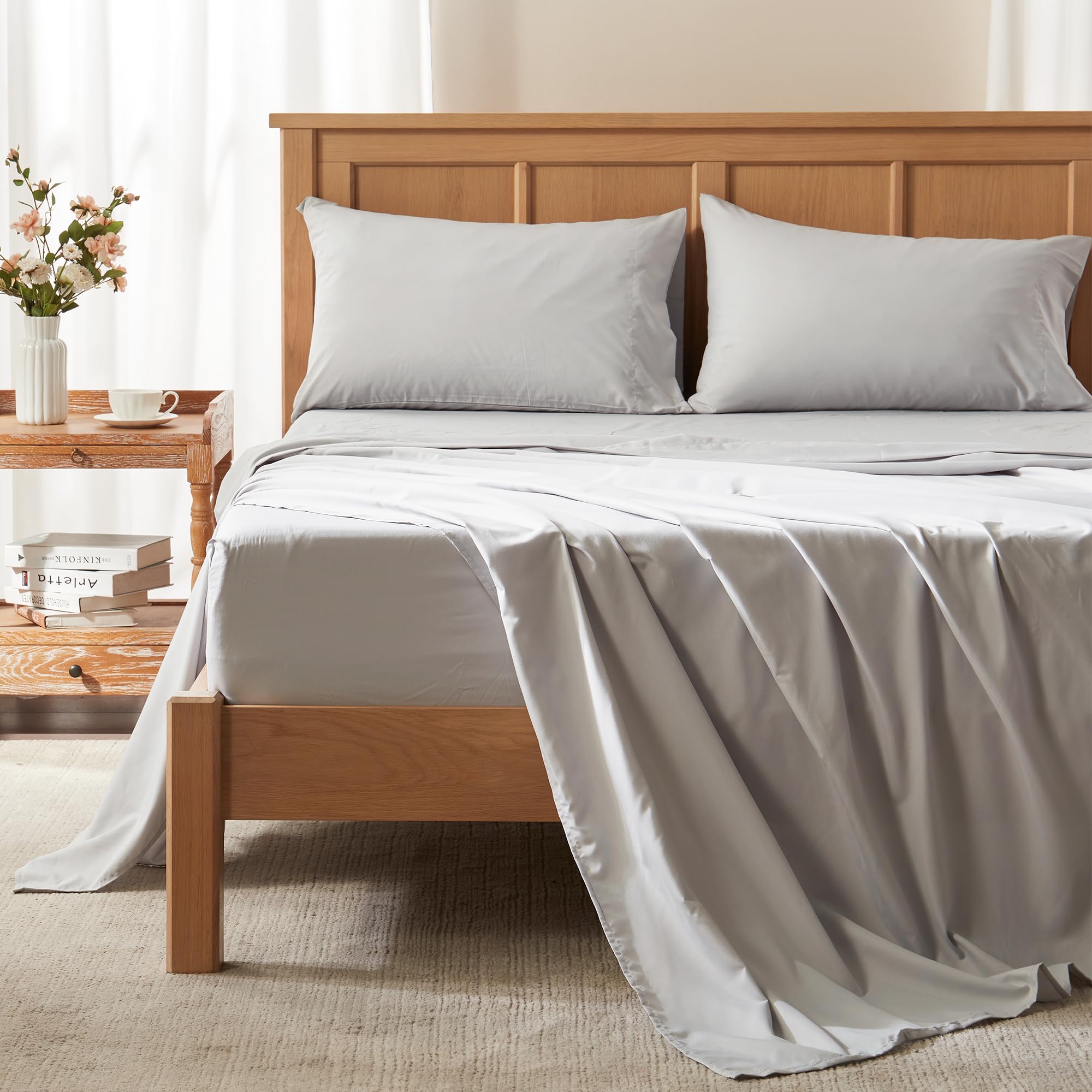 Comfort Spaces front packaging showing king 4-piece set and cooling benefit
