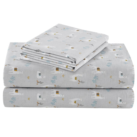 Comfort Spaces front packaging showing Lama Multi print and set contents