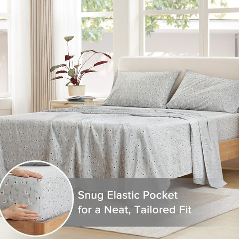 Comfort Spaces pattern detail displaying paisley-inspired color and design