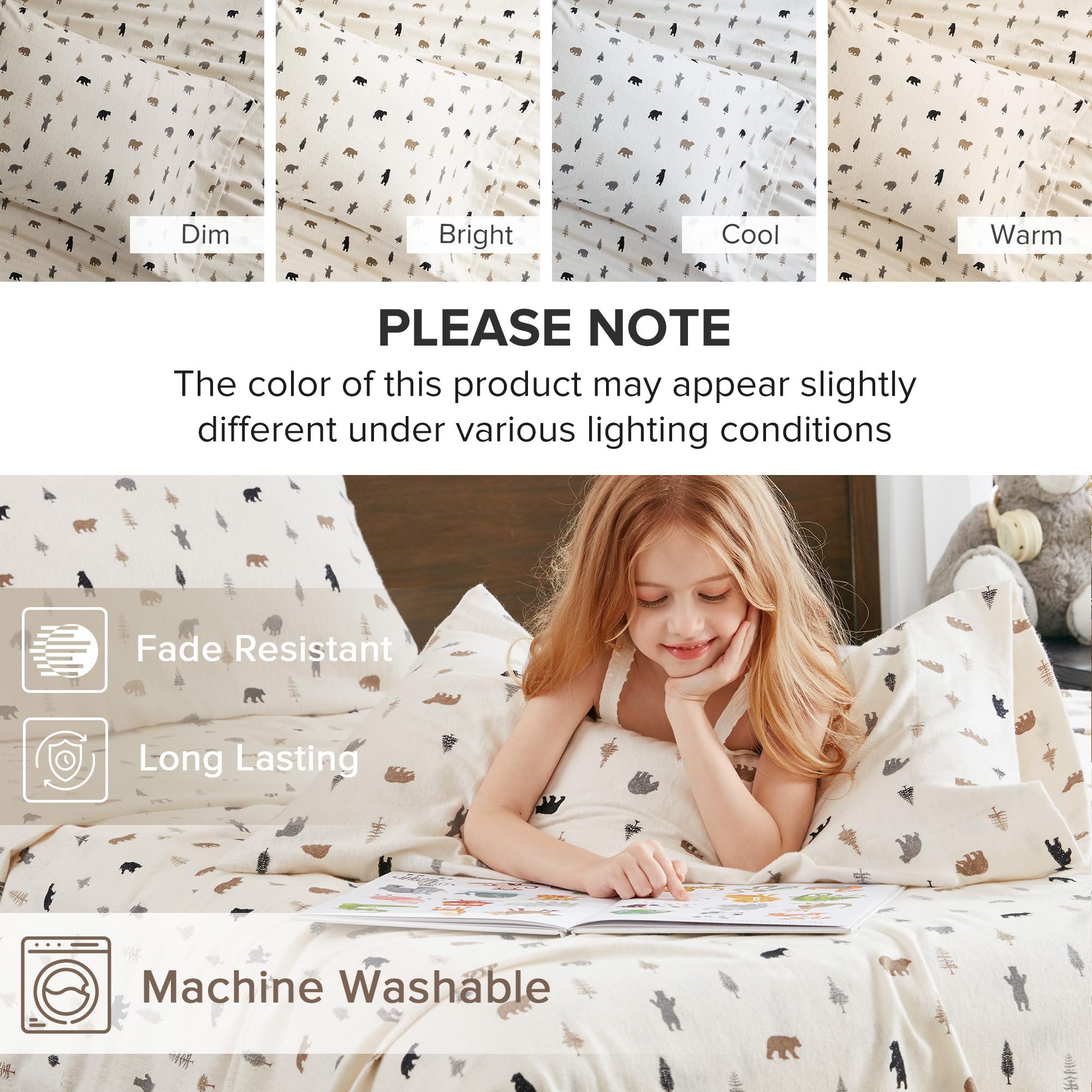 Comfort Spaces novelty print close-up showing charming design and visual appeal benefit