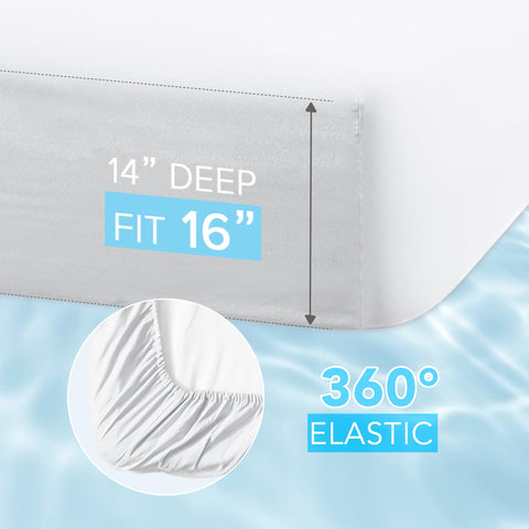 Comfort Spaces pillowcases close-up stitching highlighting soft edge and durability benefit