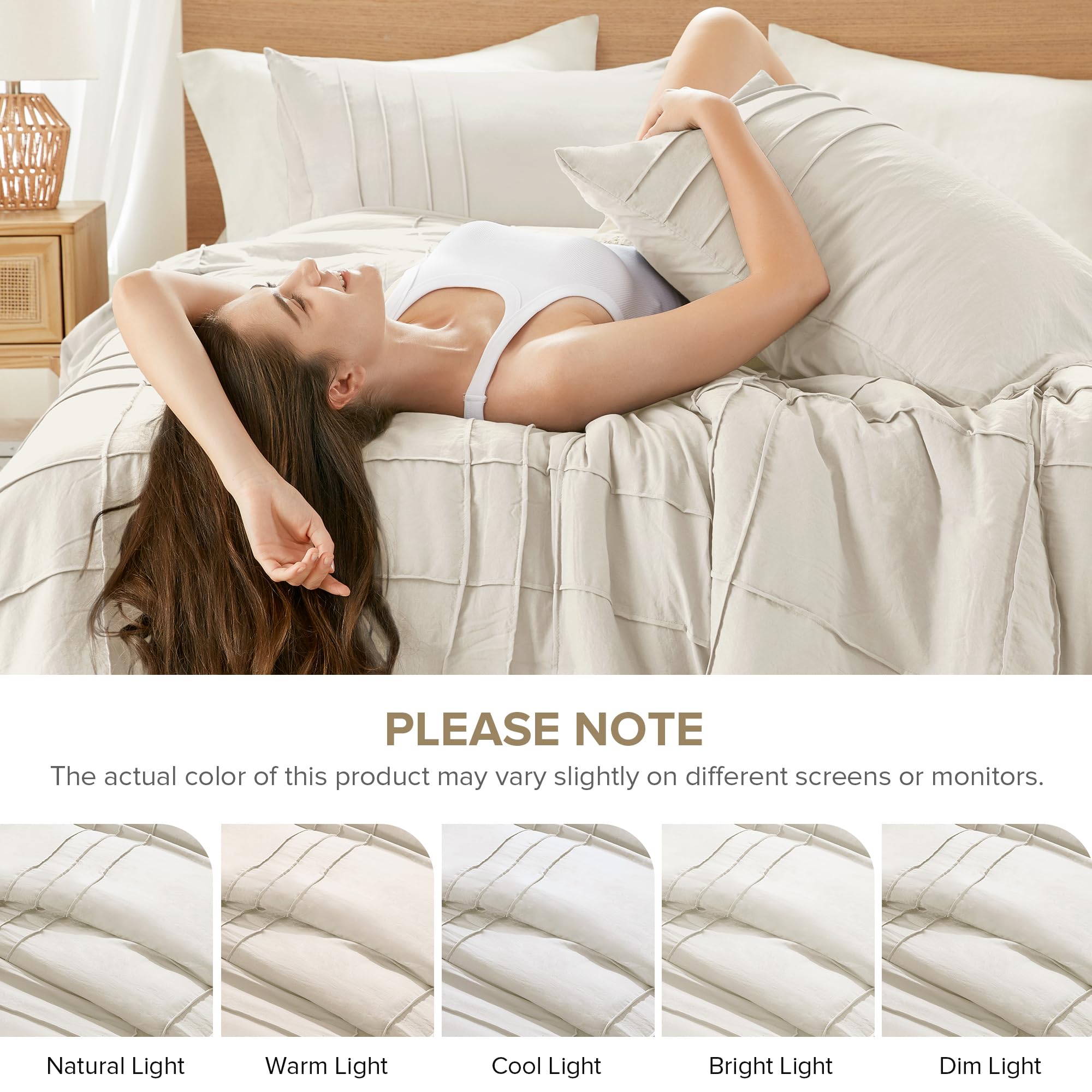 Comfort Spaces Porter OEKO-TEX label and packaging showing certified safe fabric and quality