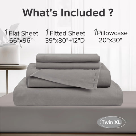 Comfort Spaces sheets in washer illustrating easy machine-wash care and durability
