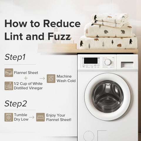 Comfort Spaces sheets in dryer demonstrating easy-care washability benefit