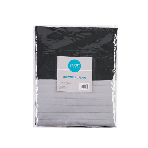 Comfort Spaces curtain next to measuring tape showing 72x72 size for proper fit