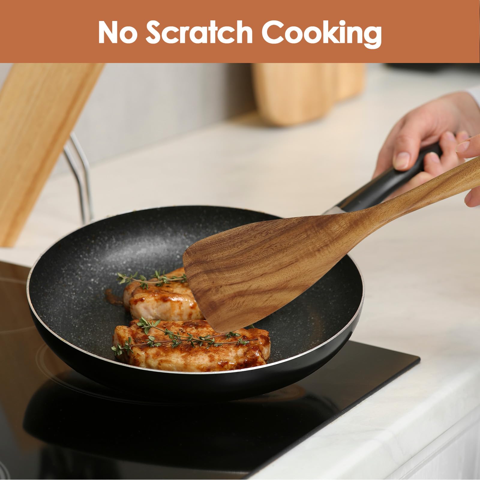 comfoyar utensil in hand showing scale and ergonomic comfortable grip benefit