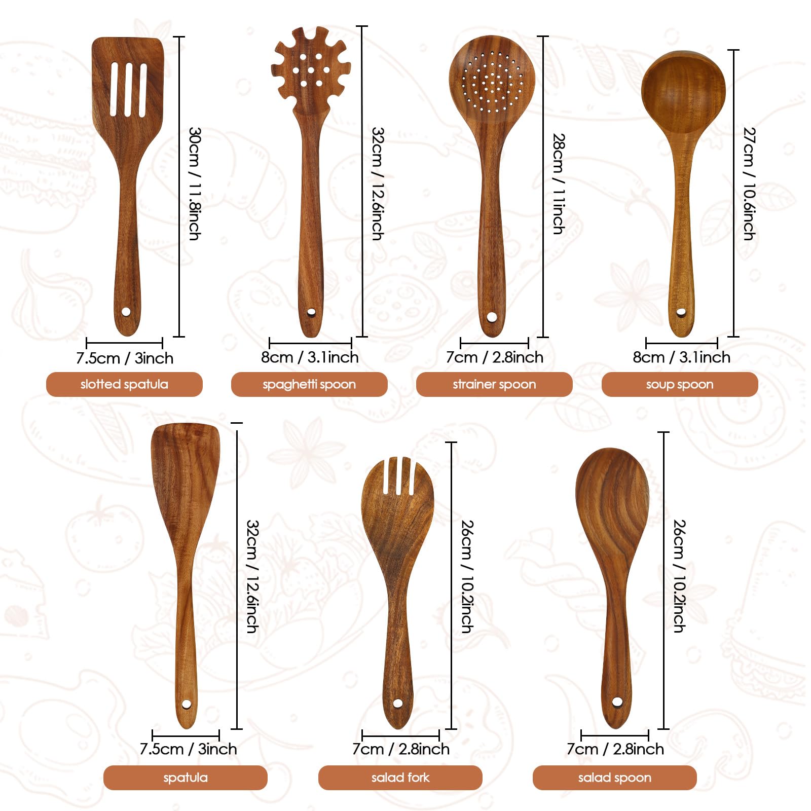 comfoyar close-up of spoon grain highlighting smooth polished surface benefit