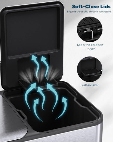 ComfyCorner anti-fingerprint stainless steel finish resisting smudges for neat appearance