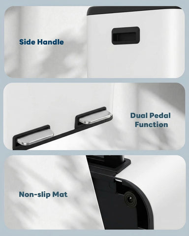 ComfyCorner removable inner buckets lifted out for easy emptying and cleaning benefit