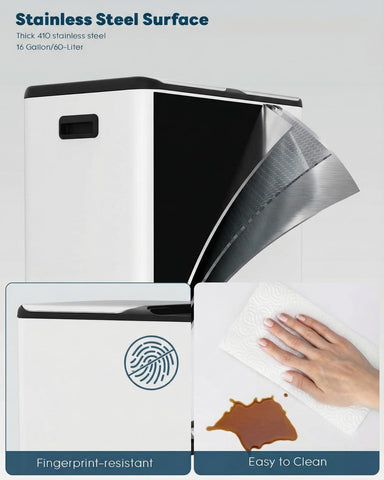 ComfyCorner product label and materials close-up showing stainless and ABS durability benefit