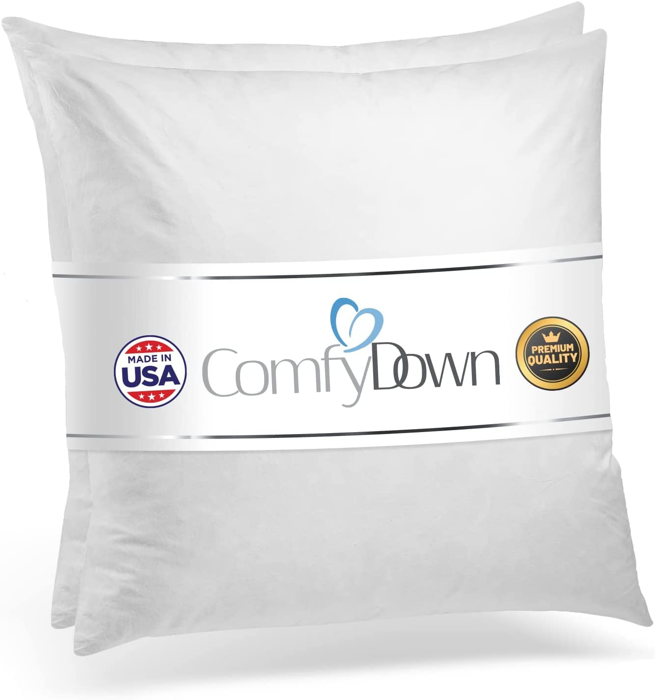 ComfyDown styled on bed showing decorative impact and elevated bedroom comfort