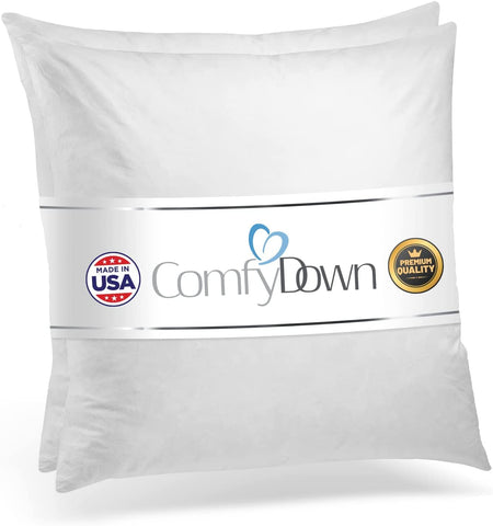 ComfyDown styled on bed showing decorative impact and elevated bedroom comfort