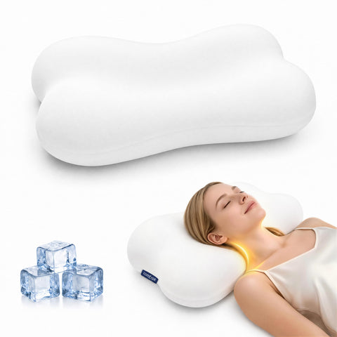 COMFYPIL front view showing ergonomic shape and nightly comfort