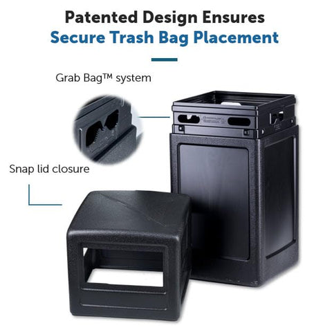 Commercial Zone PolyTec close-up of domed lid showing water-shedding design and easy cleaning