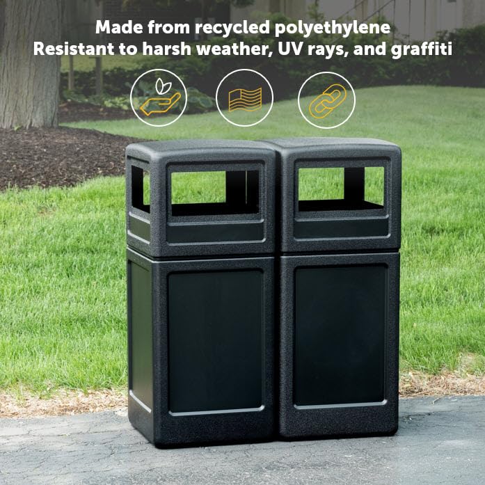 Commercial Zone PolyTec texture detail showing recycled polyethylene finish and graffiti resistance