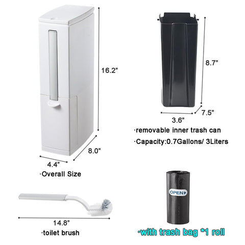 COMODID placed in narrow gap beside toilet demonstrating space-saving fit benefit
