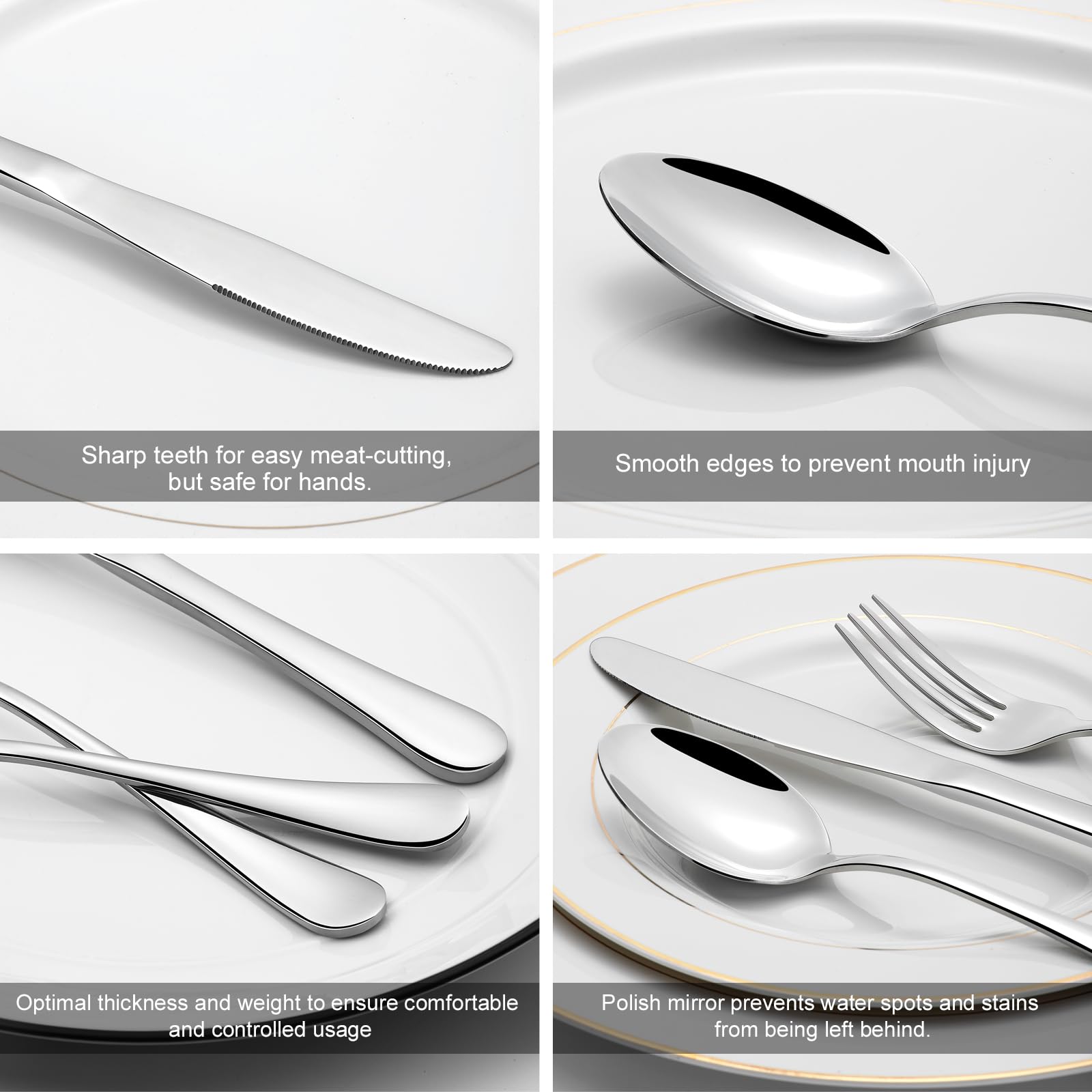 Compralo knife edge detail highlighting comfortable grip and cutting balance benefit