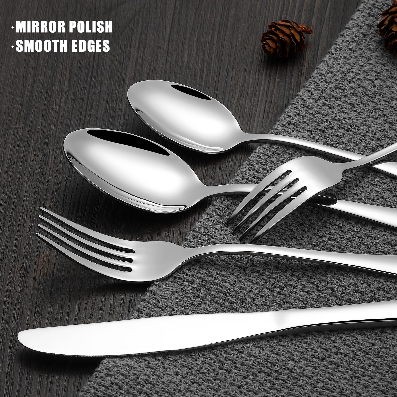 Compralo utensils next to a hand for scale showing size clarity and usability benefit