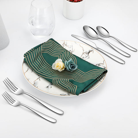 Compralo flatware in a table setting showcasing elegant look for gatherings