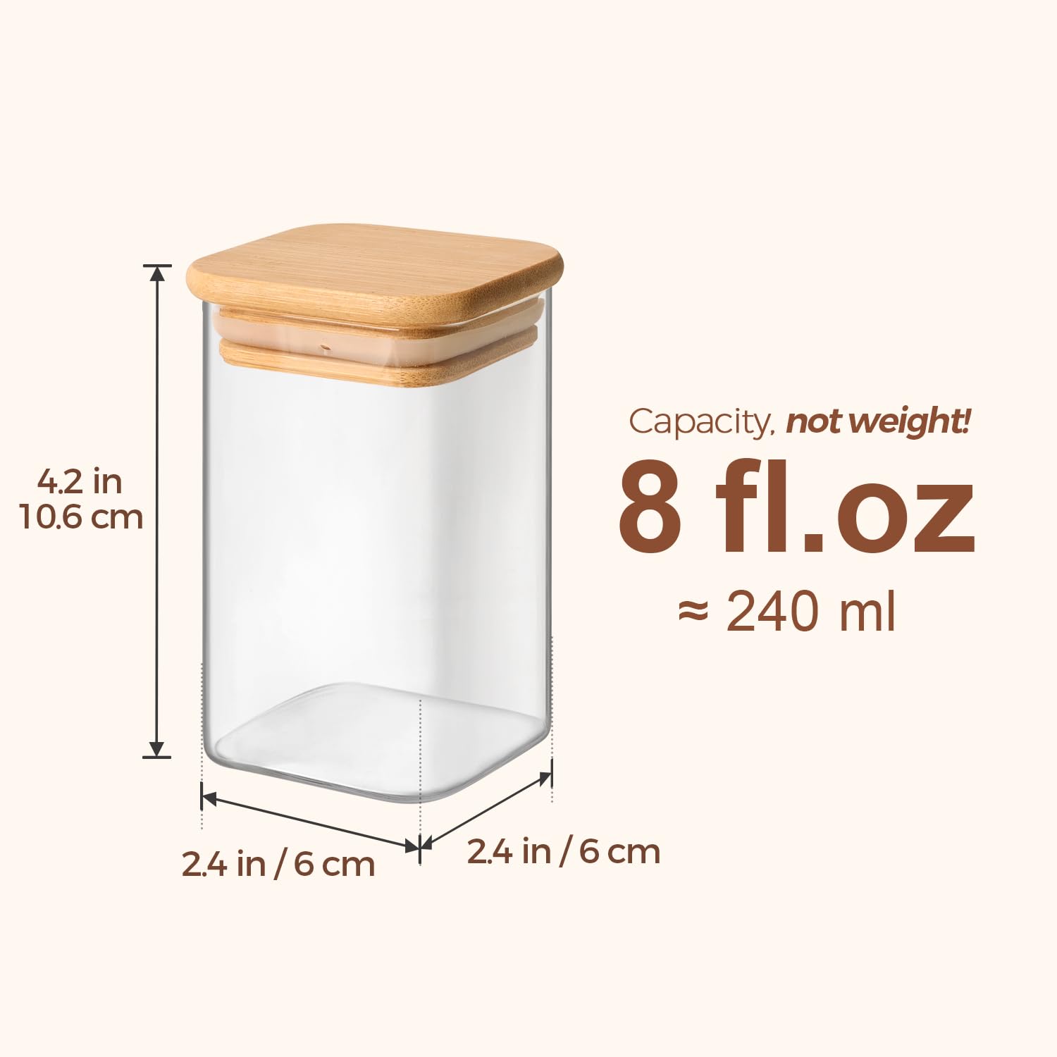 ComSaf bamboo lid detail with silicone ring for better sealing