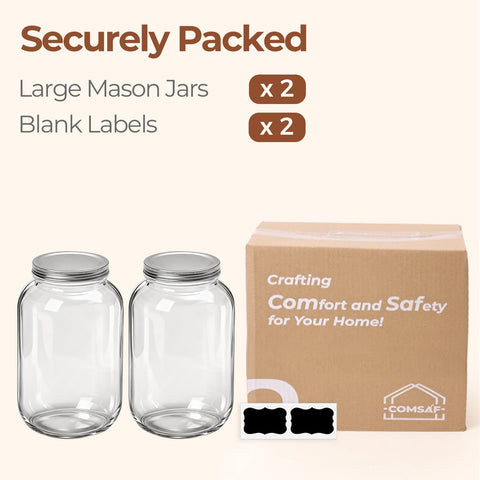 ComSaf jar being hand washed demonstrating easy cleaning care