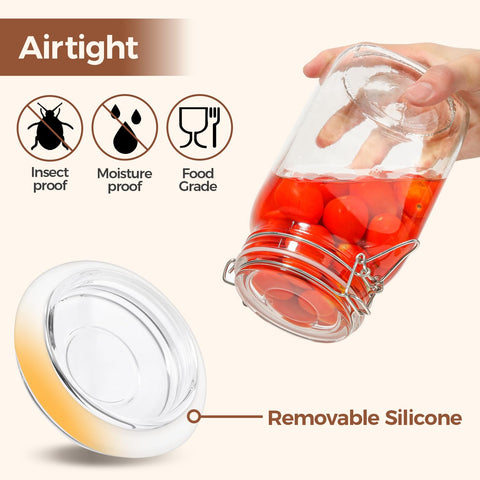 ComSaf wide 3.3-inch mouth view for easy scooping and pouring convenience