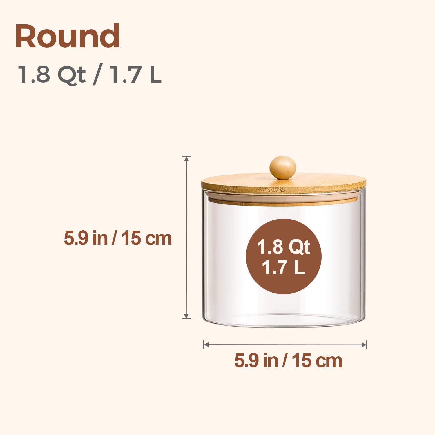 ComSaf bamboo lid handle close-up showing comfortable grip and easy opening