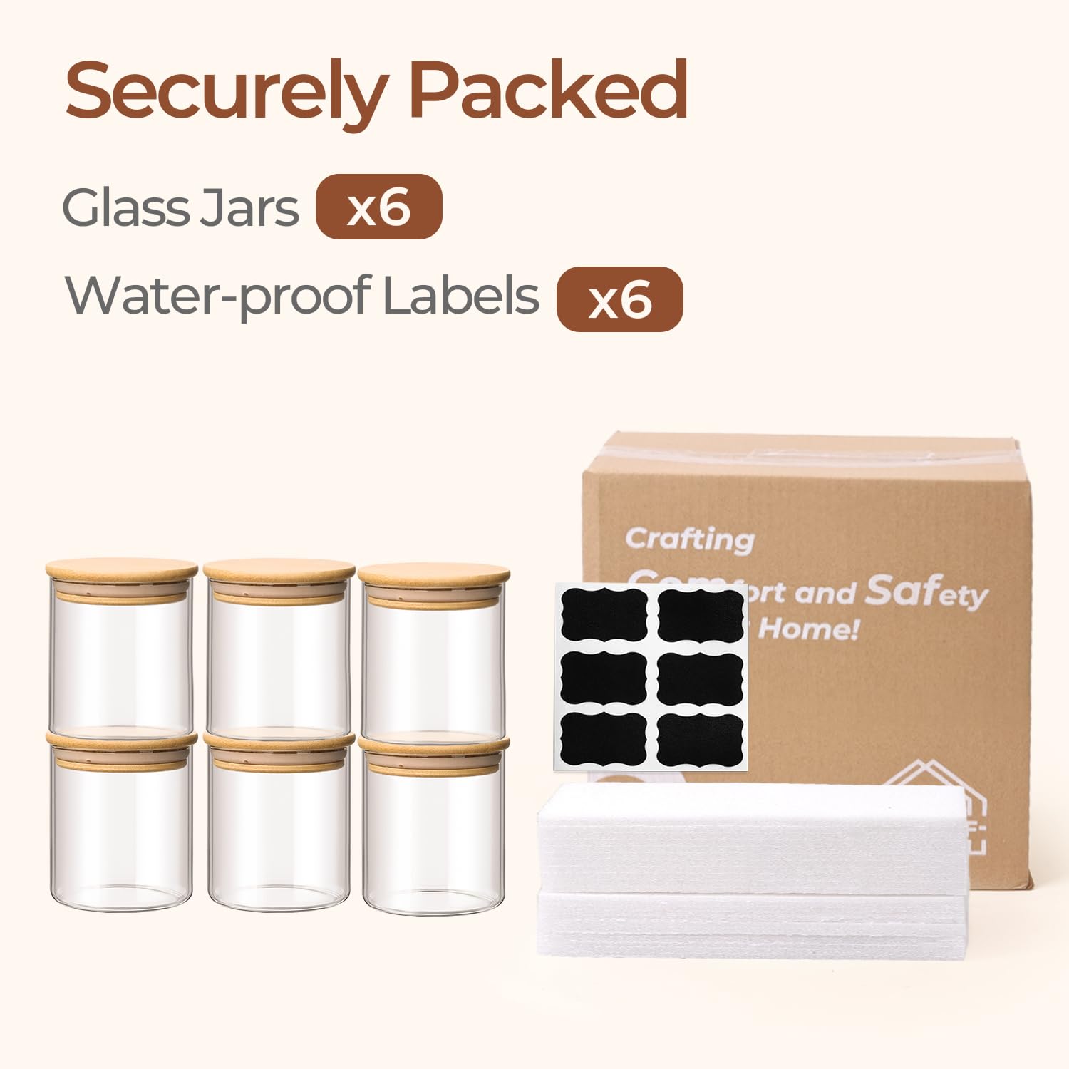 ComSaf jar inside picnic basket demonstrating secure travel and convenience