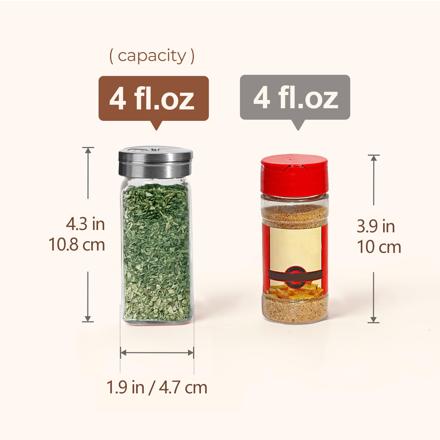 ComSaf jar in use sprinkling spices over food showing easy seasoning benefit