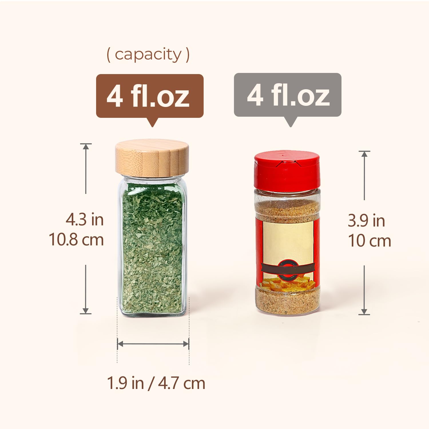 ComSaf jars neatly arranged in a drawer for space-efficient storage