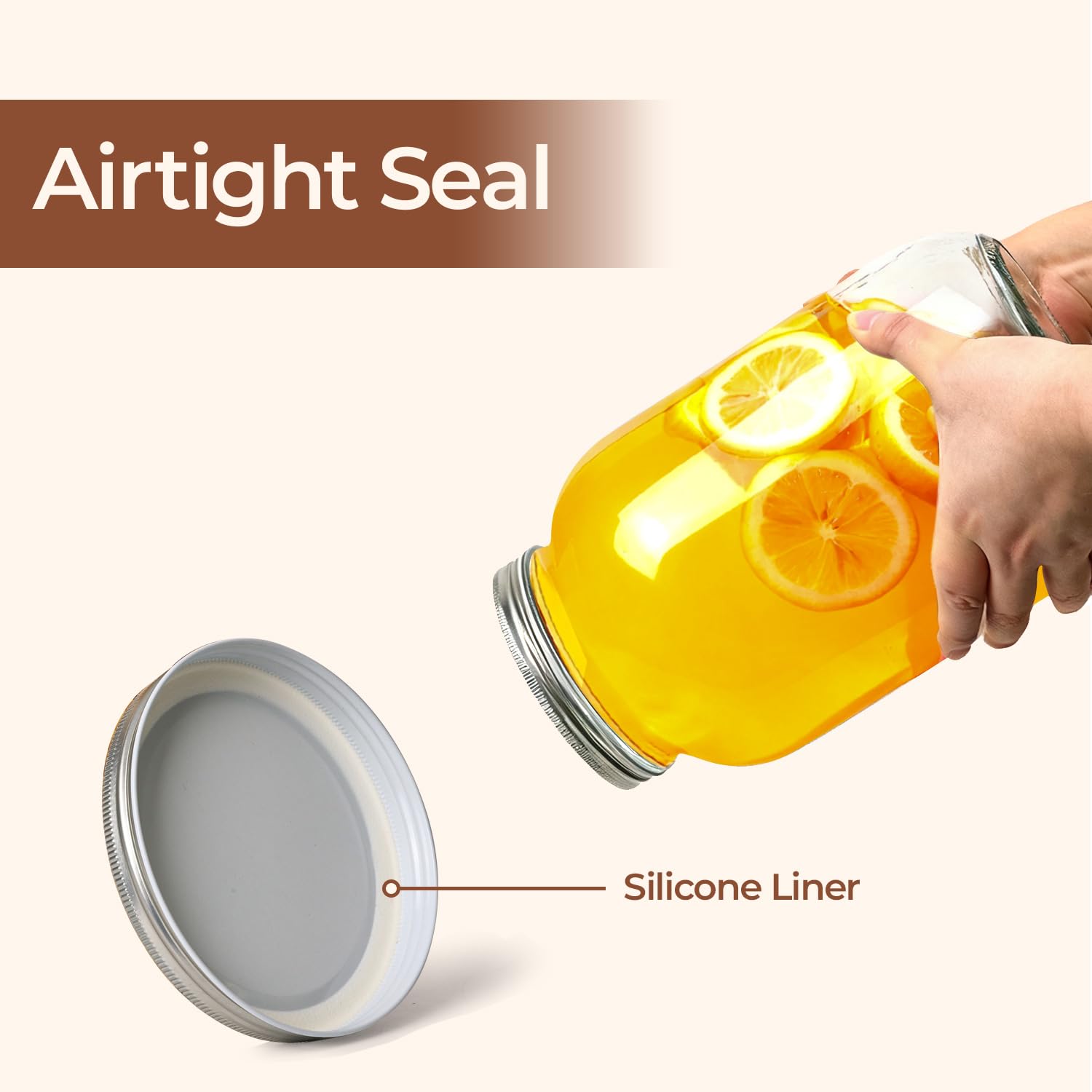 ComSaf jar with black label and marker for quick identification