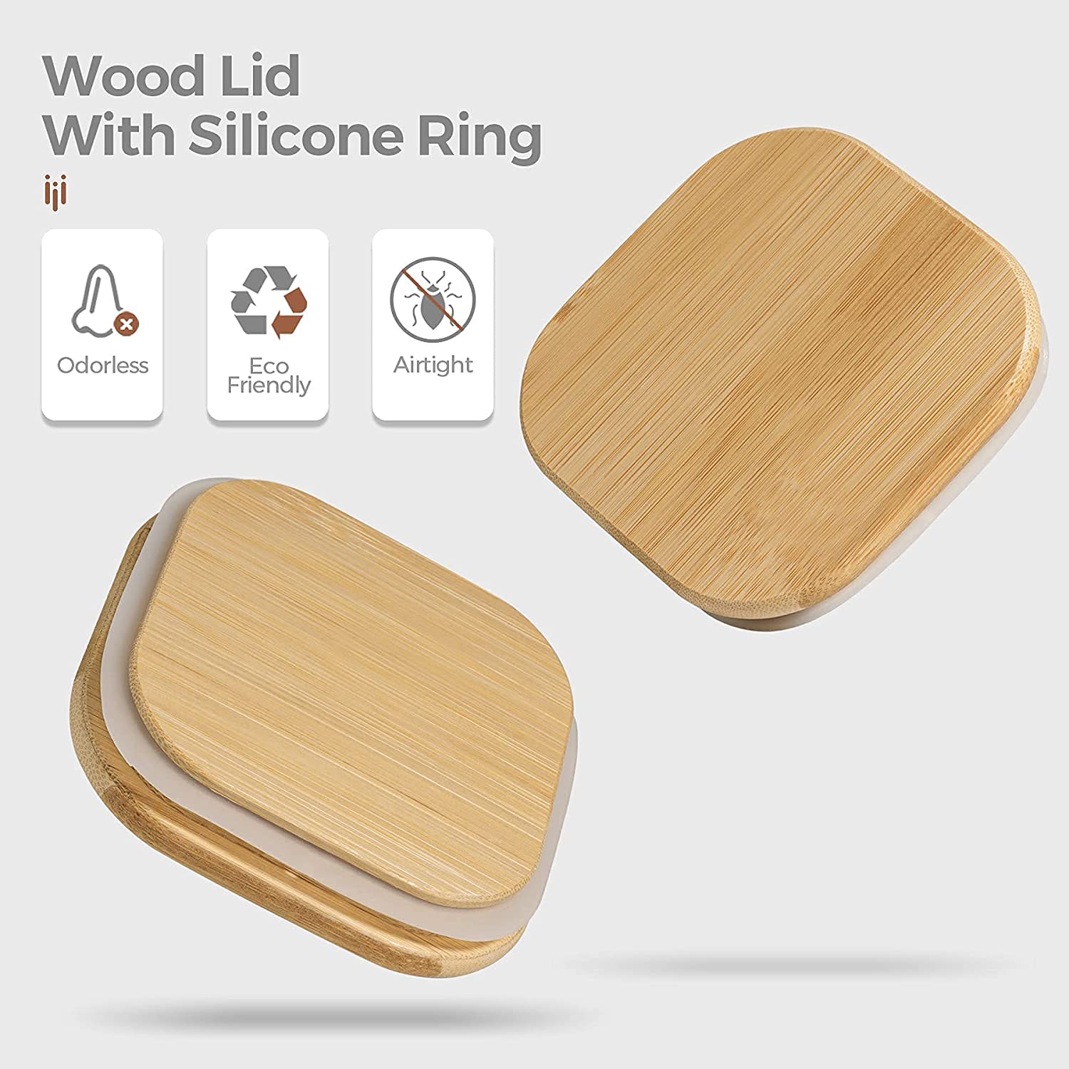 ComSaf bamboo lid being hand washed to preserve wood and seal