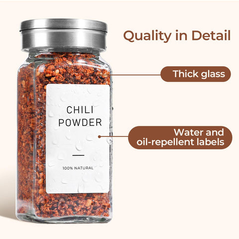 ComSaf jar next to ruler showing compact dimensions and space-saving benefit