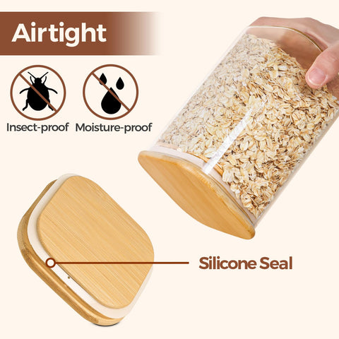 ComSaf jars next to ruler demonstrating 11.3-inch height and scale benefit