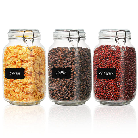 ComSaf three-pack front view showing neat pantry organization and visible contents