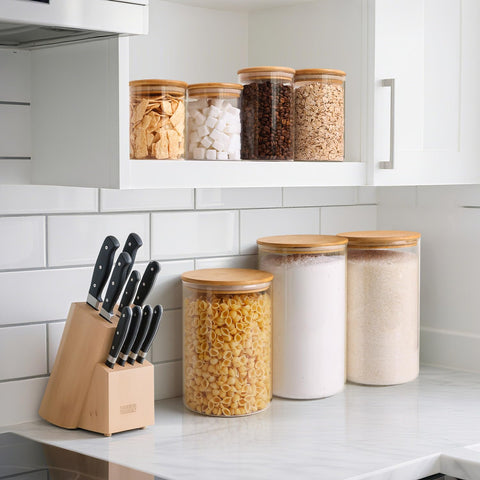 ComSaf borosilicate glass texture close-up highlighting durable, stain-resistant surface