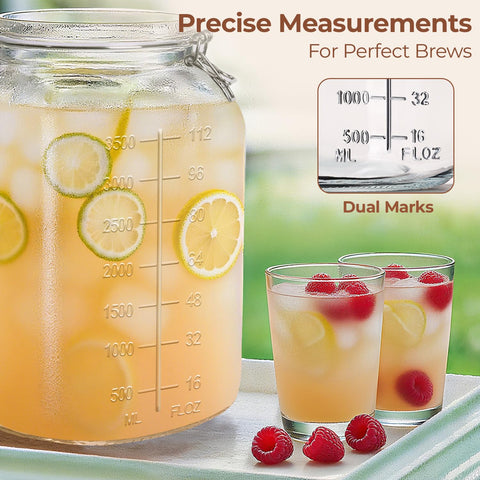 ComSaf wide mouth jar with scoop showing easy access for portioning
